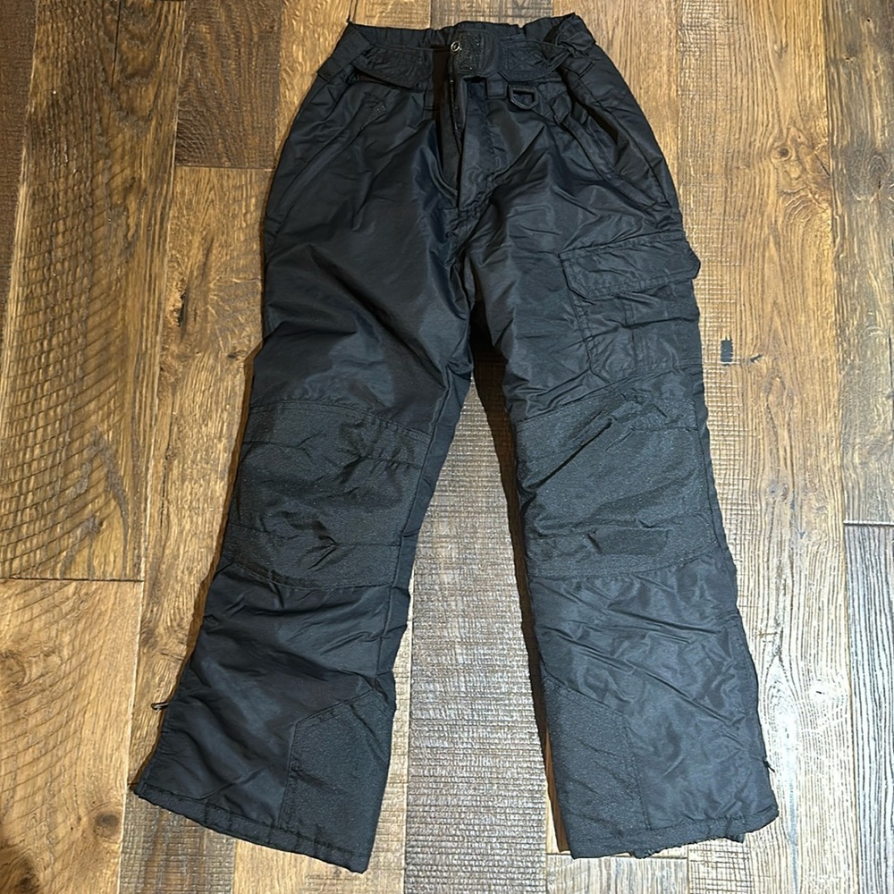 Boys black ski pants